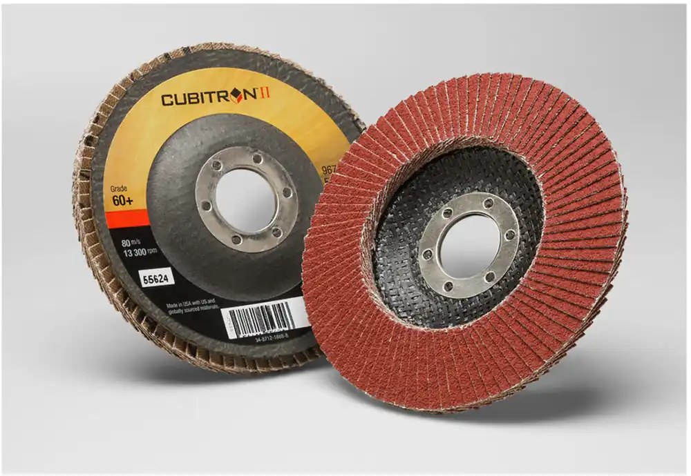 3M 7000148188 Cubitron II 4 1/2 X 7/8 60+ Grit Type 29 Flap Disc