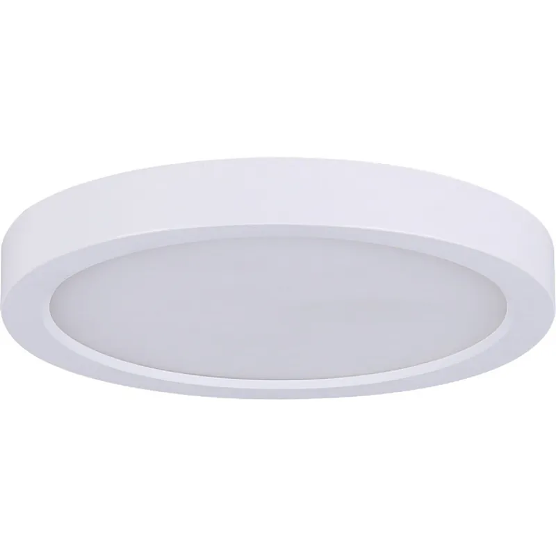 Canarm DL-11C-22FC-WH-C 11 In. White LED Round Disc Flush Mount Light Fixture