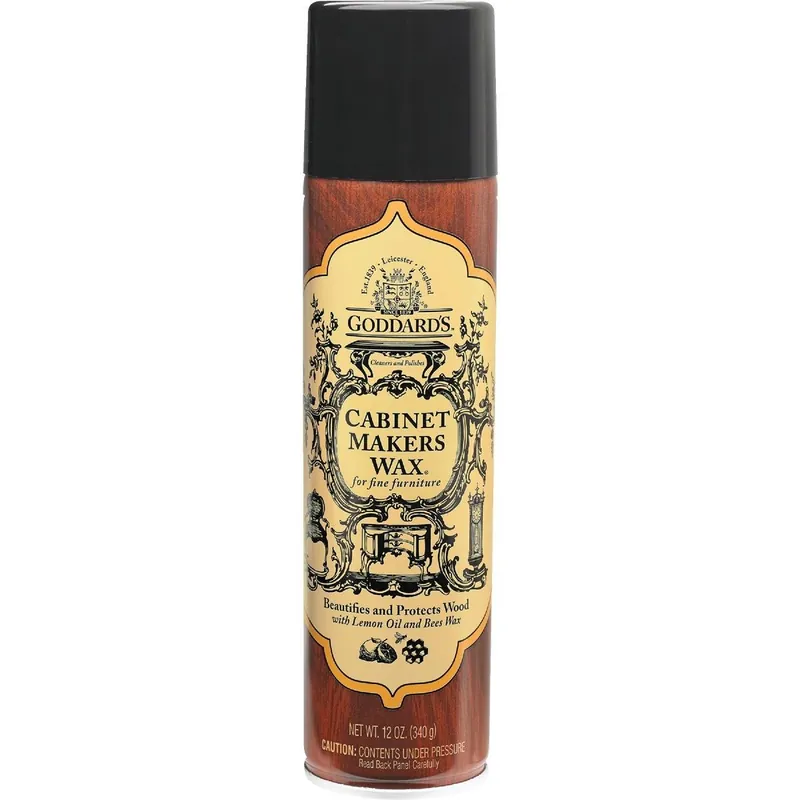 Goddard's 704236 Cabinet Makers Wax 12 Oz. Furniture Cleaner And Polish