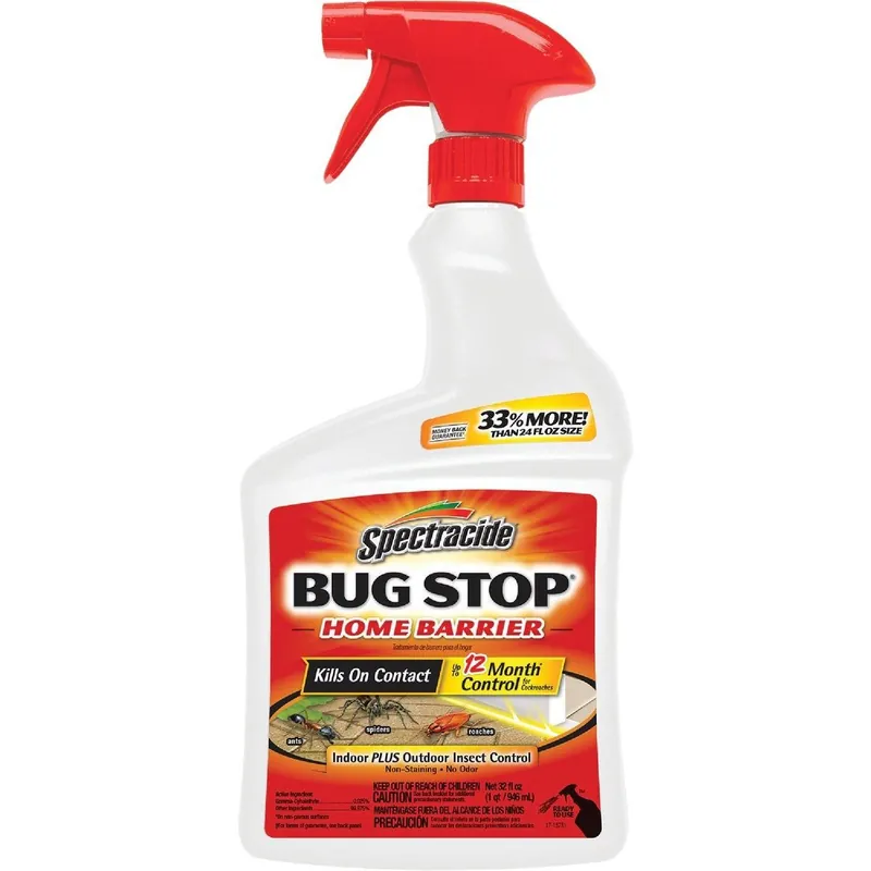 Spectracide HG-96427 Bug Stop Home Barrier 32 Oz. Ready To Use Trigger Spray Insect Killer