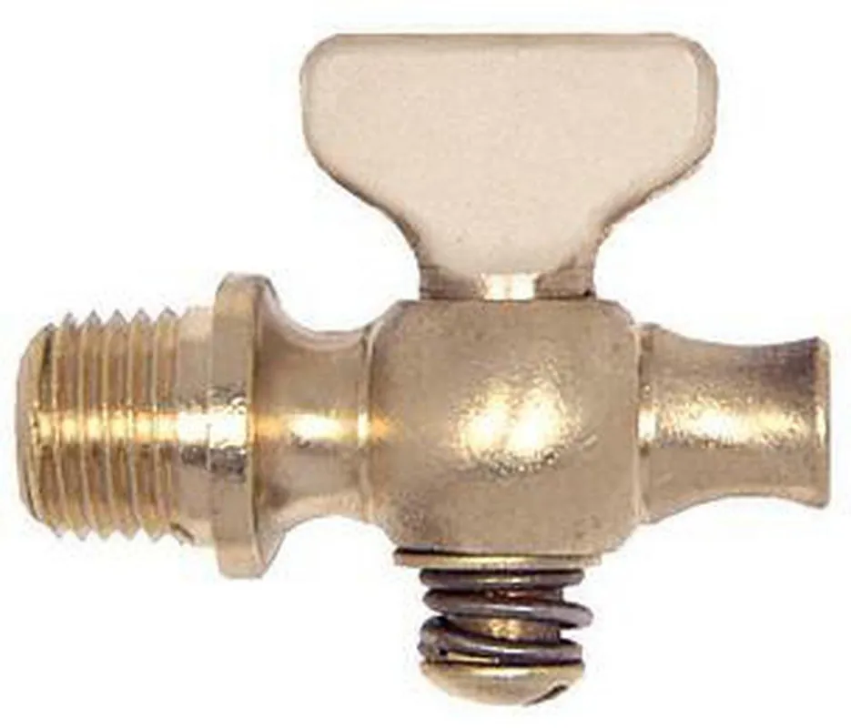 Apollo Valves 4107001 41 Series 1/4 Split Body Standard M x Hose Tee Handle Air Cock