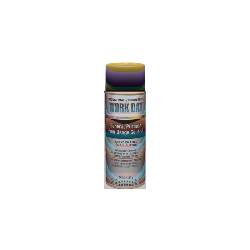 Krylon A04406007 10 Ounce Aerosol Can Gloss Yellow Industrial Work Day Spray Paint