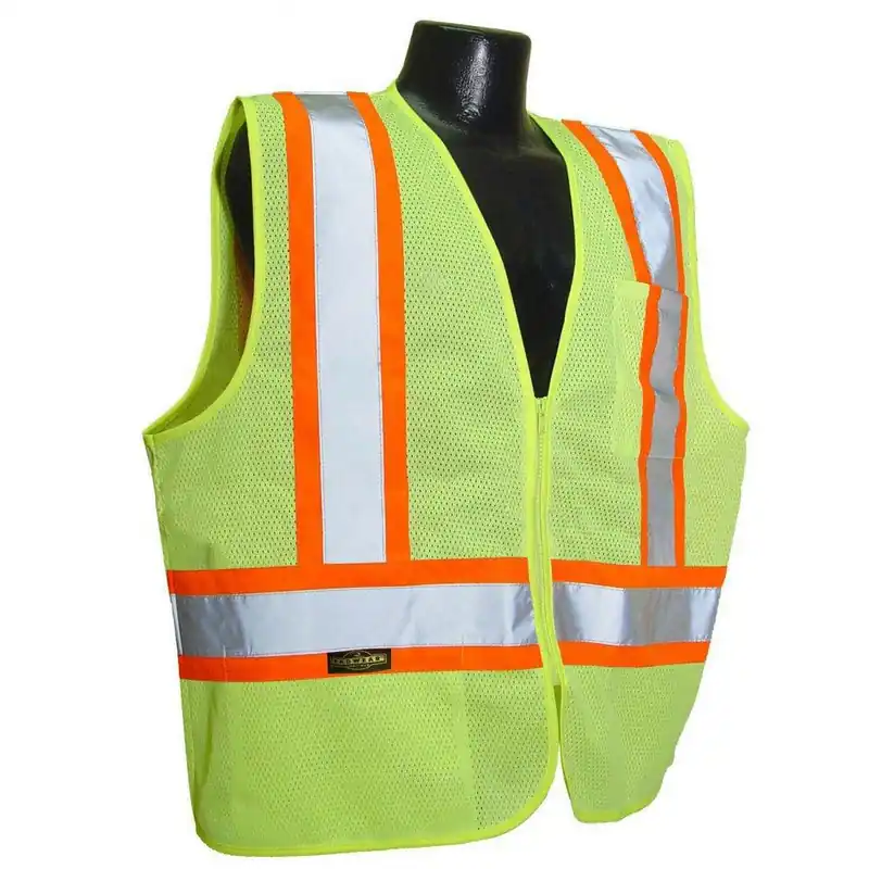Radians SV22-2ZGM-3X Radwear XXXL Size High-Visibility Mesh Safety Vest in Green