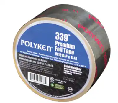 POLYKEN TAPE 652230B 339 Series Foil Tape Aluminum