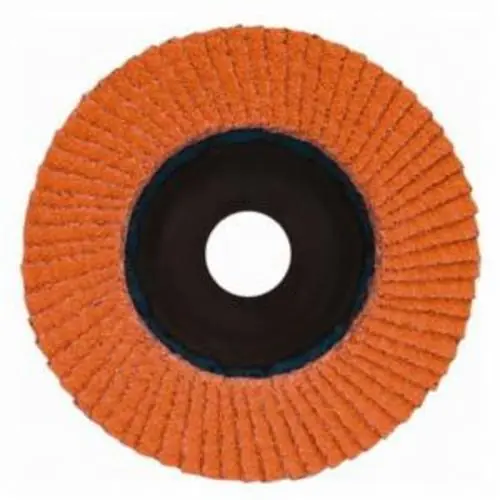 Norton 63642501865 Blaze Ceramic Alumina Extra Coarse Grit Center Mount Plastic Flat Flap Disc