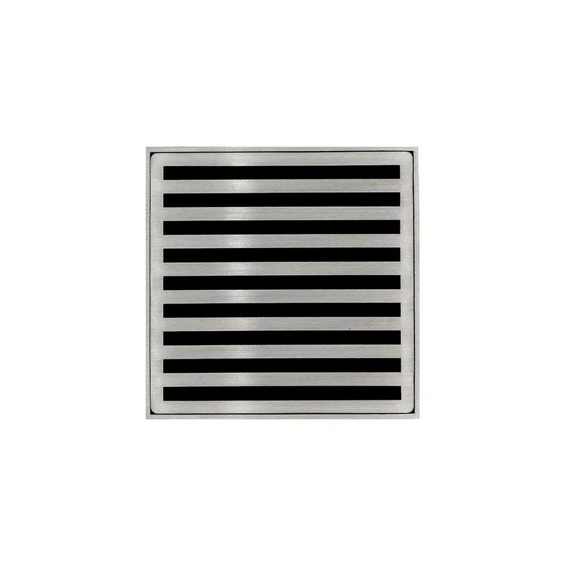 Infinity Drain ND4-2PSS Center Drain Series 2 in. Plastic Stainless Steel Shower Drain
