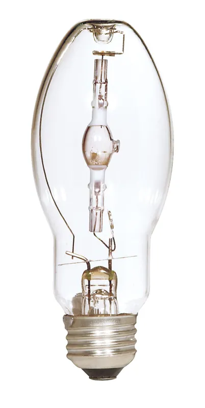 Satco S5858 100W Metal Halide HID Medium Base ED17 Clear 4000K