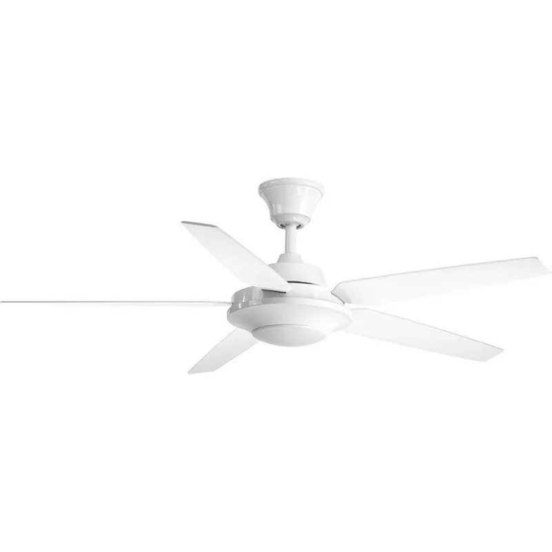 Progress Lighting P2539-3030K AirPro 15-1/4 in. 17W 5-Blade Ceiling Fan with 54 in. Blade Span and LED Light