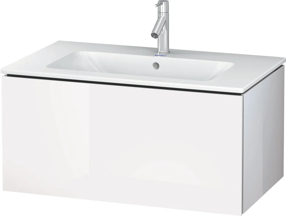Duravit LC614102222 L-Cube 32 1/4 Wall Mount One Drawer Single Vanity Cabinet