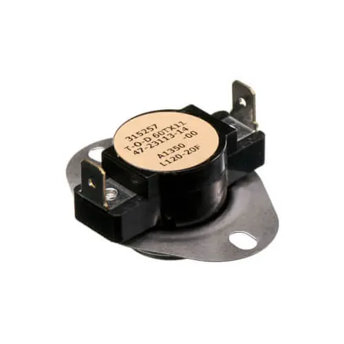 Rheem 47-103895-02 Limit Switch Auto Reset Flanged Airstream