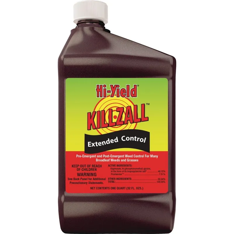 Hi-Yield 33698 Killzall Extended Control Weed & Grass Killer 32 Oz Concentrate