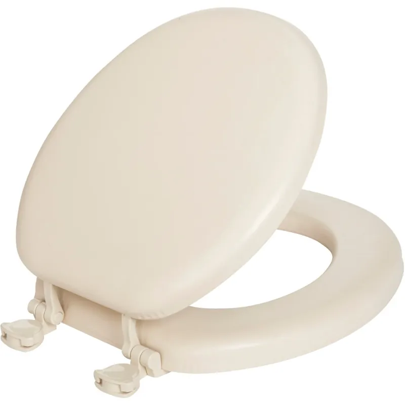 Mayfair 15EC_006 Round Closed Front Premium Soft Bone Toilet Seat