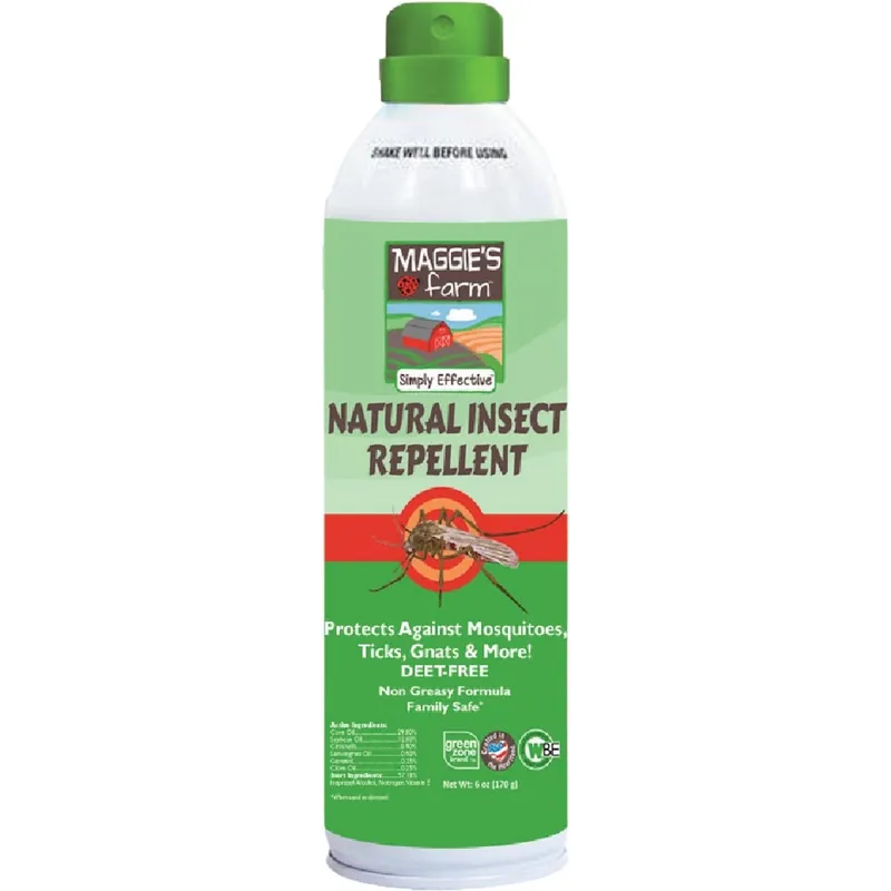 Maggie's Farm MNIR006 Insect Repellent Aerosol Spray 6 Oz