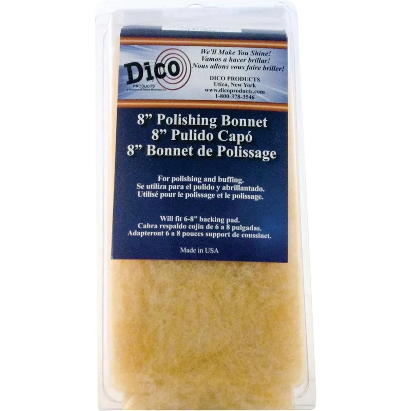 Dico 7410831 DCO7410831 7 In. 1- Synthetic Tie-On Polishing Bonnet