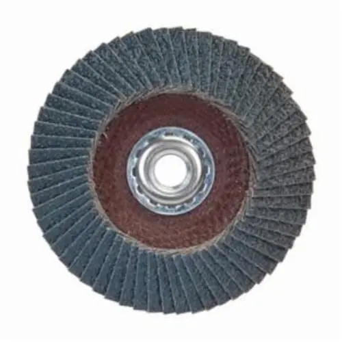 Norton 66254461188 BlueFire Zirconia Alumina Extra Coarse Grit Arbor Thread Fiberglass Conical Flap Disc