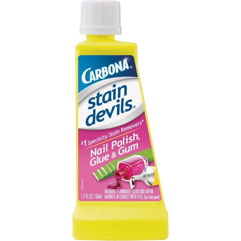 Carbona 408/24 Stain Devils 1.7 Oz. Formula 1 Nail Polish, Glue, & Gum Stain Remover