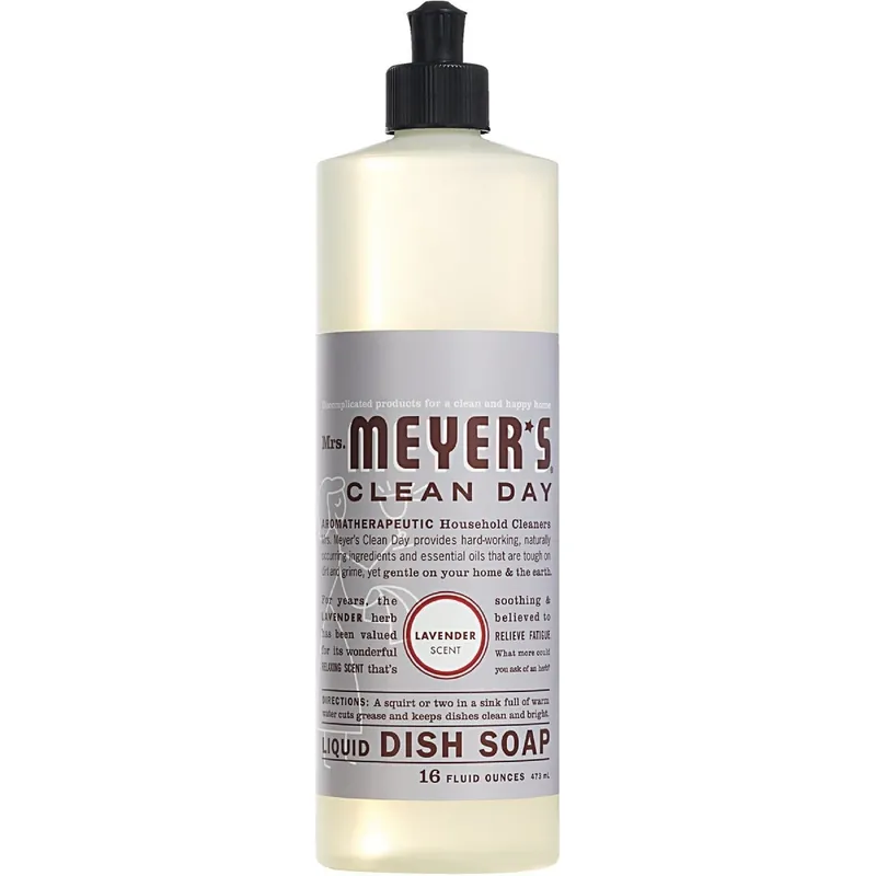 Mrs Meyers 11103 Clean Day Liquid Dish Soap Power 16 Ounces Replacement MPN