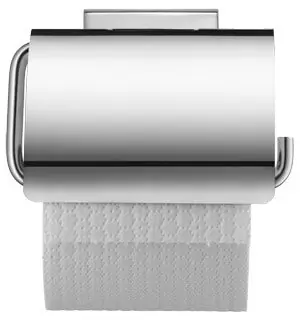 Duravit 0099551000 Karree Single Roll Covered Toilet Paper Holder