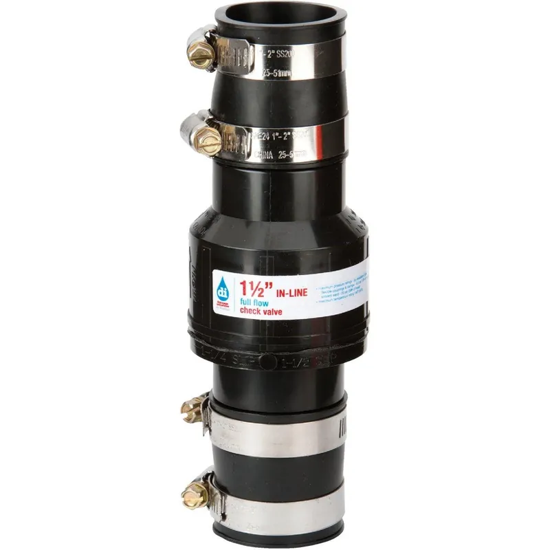 Drainage Industries CV01.5IN In-Line Sump Pump Check Valve
