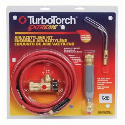 Turbo Torch X-5B Acetylene Soldering Kit A-5 Tip/Hose/Handle