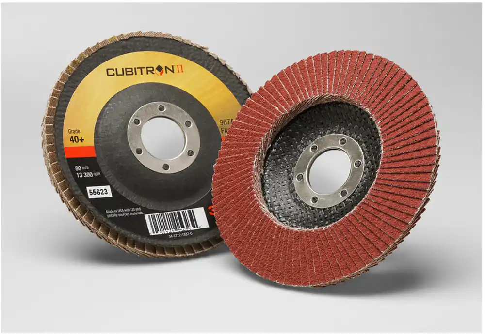 3M 7000148187 Cubitron II 4 1/2 X 7/8 40+ Grit Type 29 Flap Disc