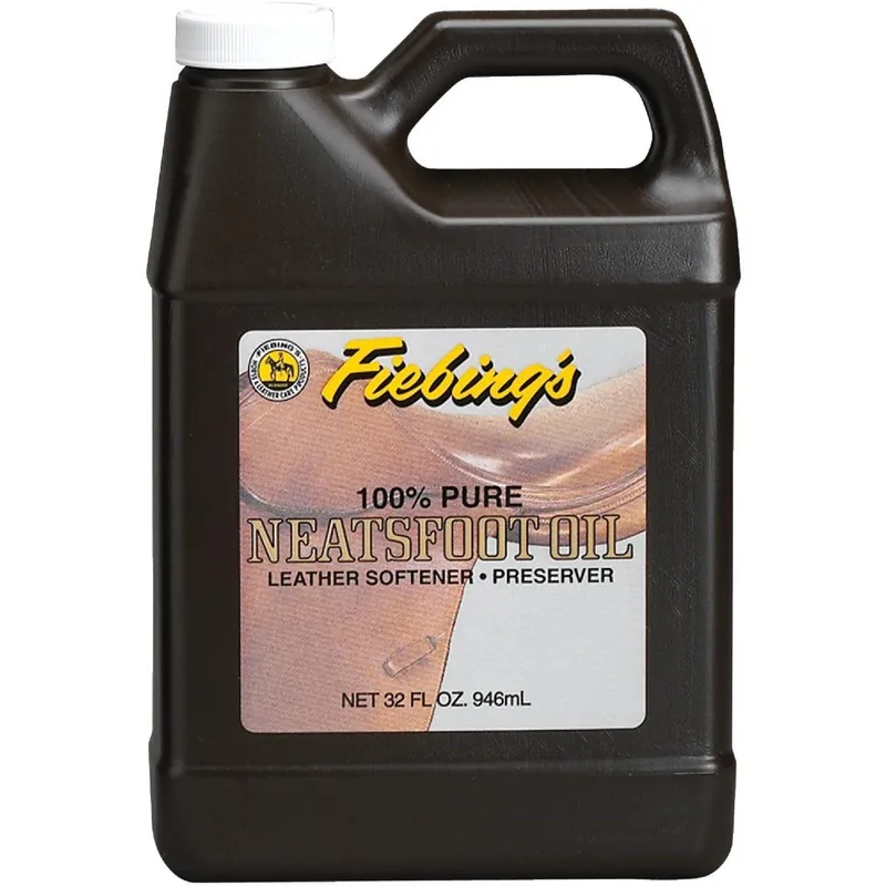 Fiebing's PURE00P032Z Neatsfoot Oil Leather Care Conditioner 32 Oz.