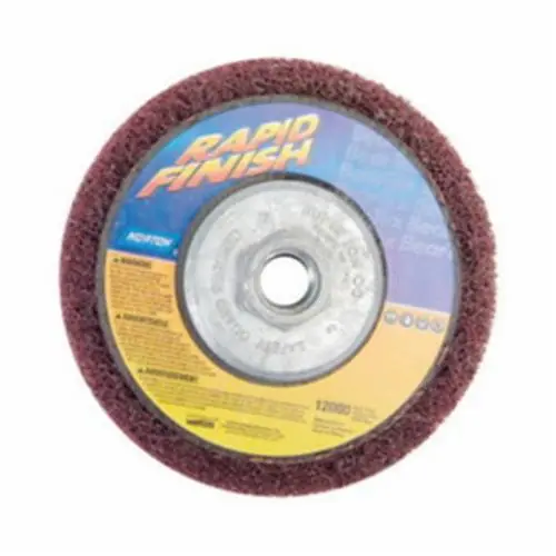 Norton 66261020549 Bear-Tex High Strength Rapid Blend Aluminum Oxide Medium Grit Non-Woven Depressed Center Disc