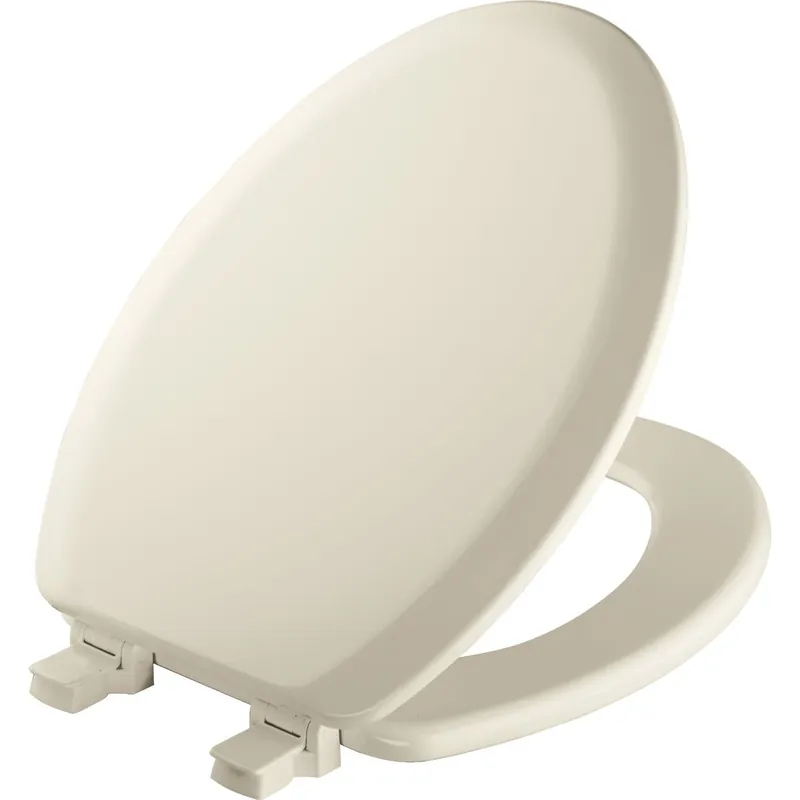 Mayfair 141EC346 Elongated Closed Front Biscuit Wood Toilet Seat
