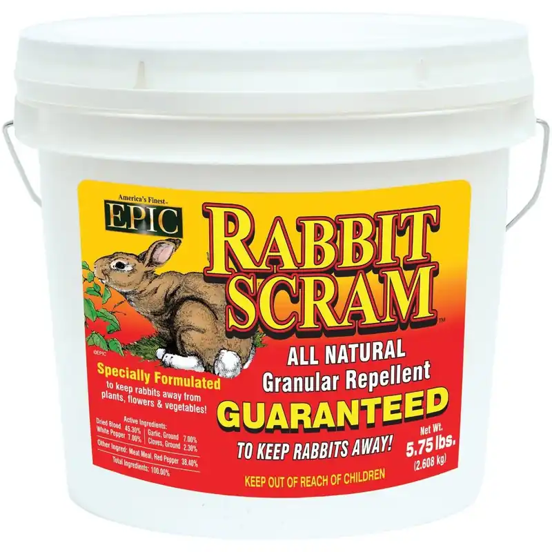 Scram 11060 Rabbit Scram 6 Lb. Granular Organic Rabbit Repellent