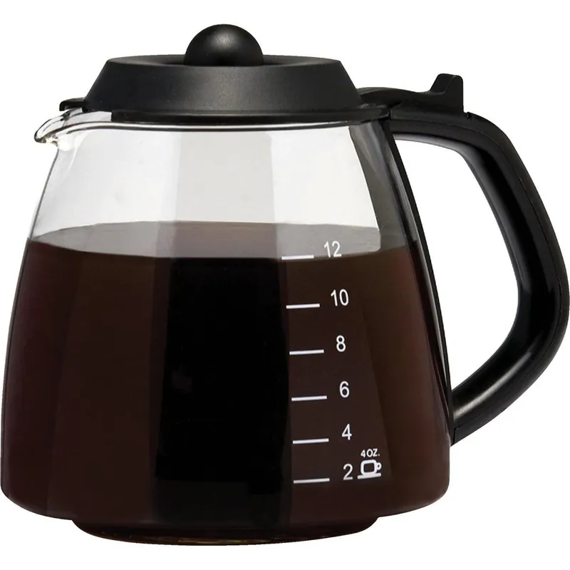 Medelco 1-GL312-BL-4 12 Cup Cafe Brew Universal Replacement Coffee Carafe