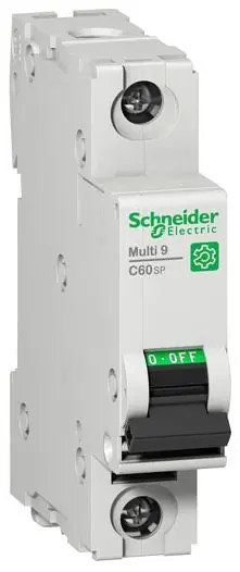 Square D M9F22101 Multi9 C60Sp 1P C 1A Mcb