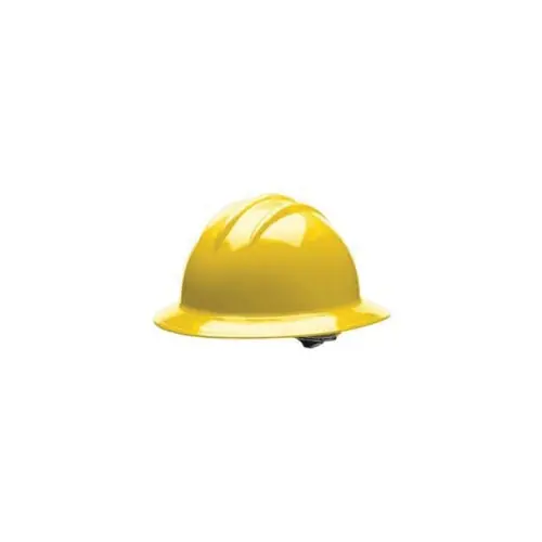 Bullard 33YLR Classic C33 Full Brim Hard Hat SZ 6-1/2 Fits Mini Hat SZ 8 Fits Max Hat