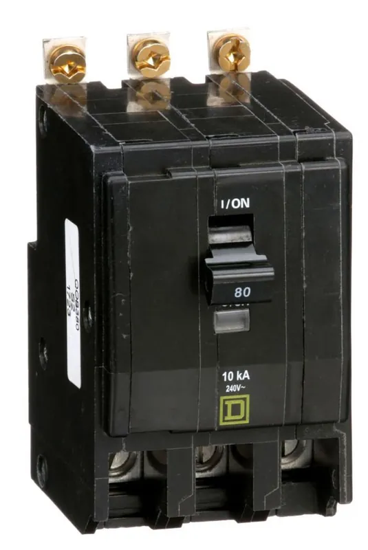 Square D QOB380 : Miniature Circuit Breaker 240V 80A