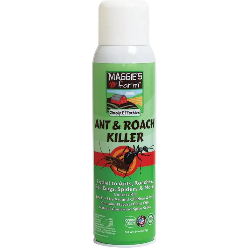 Maggie's Farm MARK014 Ant & Roach Killer 14 Oz. Aerosol Spray