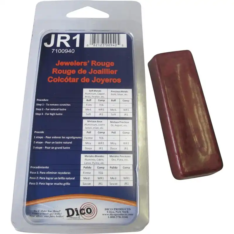 Dico 7100940 Jewelers Rouge 4 Oz Buffing Compound