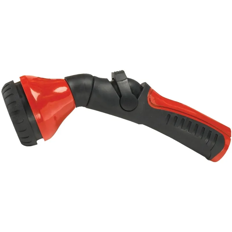Dramm 60-12421 One Touch Heavy-Duty Metal Shower & Stream Multi-Pattern Nozzle, Red