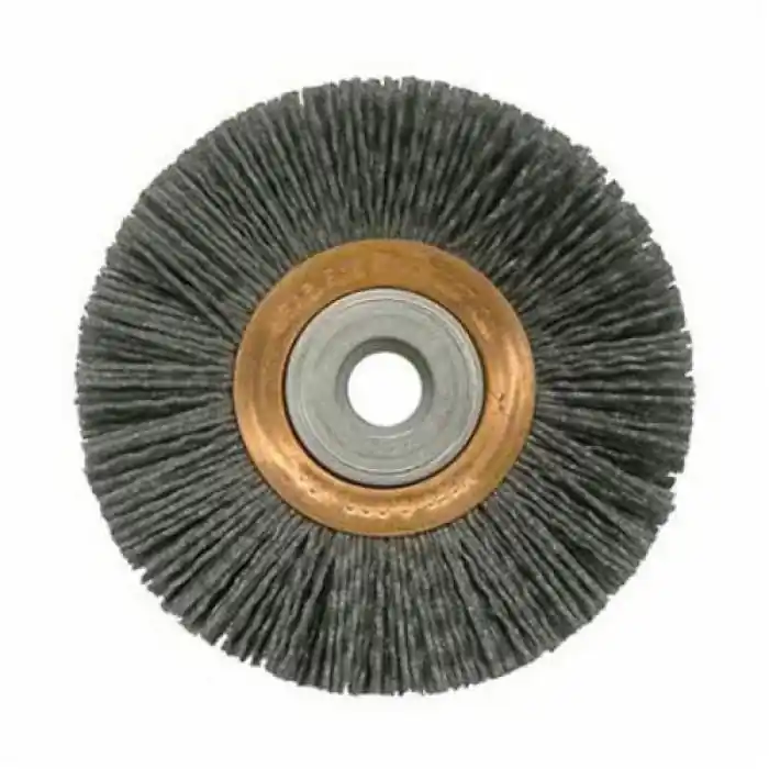 Nylox 31275 Heavy Duty Narrow Face Wheel Brush 4 in Diameter