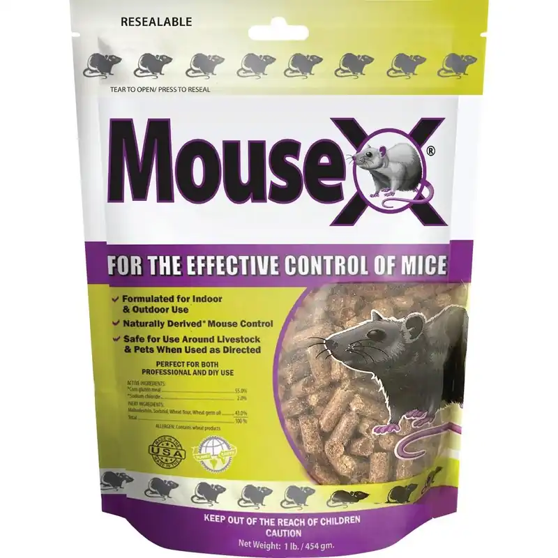 MouseX 620201 Pellet Mouse Killer 1 Lb. Replacement MPN