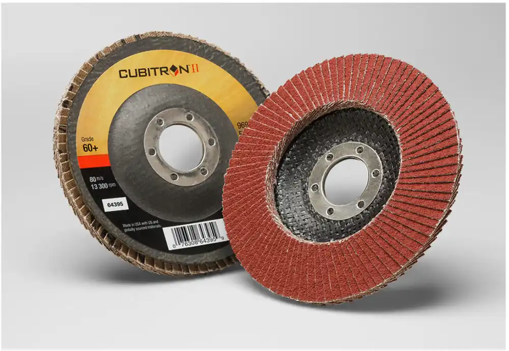 3M 7100104921 Cubitron II 4 1/2 X 7/8 60+ Grit Type 29 Flap Disc