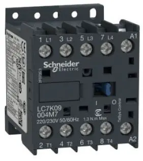 Square D LC7K09004M7 Contactor 575Vac 9Amp Iec +Options
