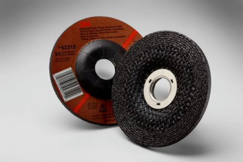 3M 7010359907 General Purpose Depressed Center Wheel 4-1/2 in x 1/4 in x 7/8 in 24 Grit