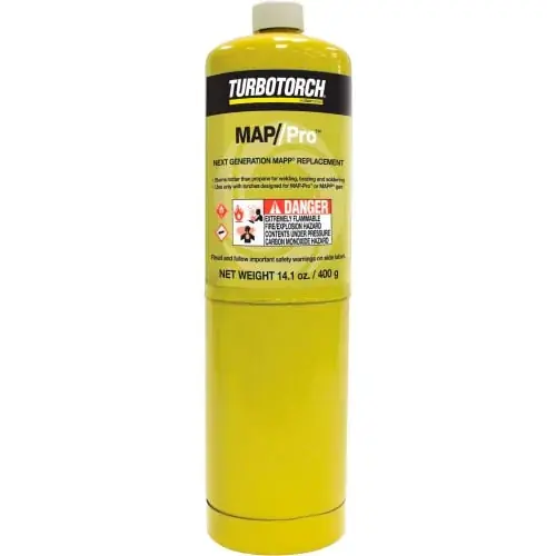 Victor 0916-0122 TurboTorch 14.1 oz MAP/Pro Cylinder