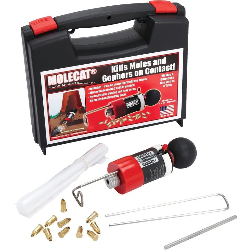Molecat 100 Molecat Powder-Actuated Tool Mole & Gopher Killer Kit