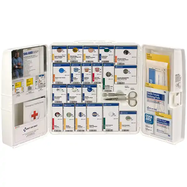 First Aid Only 90580AC 50 Person SmartCompliance First Aid Cabinet Without Medication