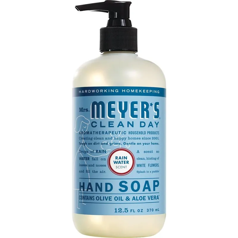 Mrs Meyers 11215 Liquid Hand Soap 12.5 Oz Rainwater