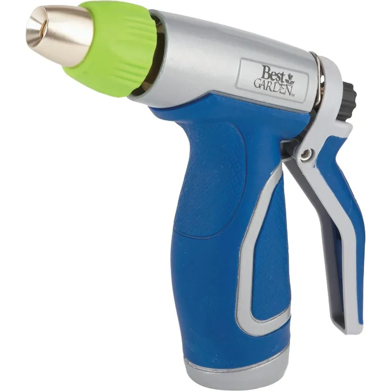 Best Garden 55117-PT Metal Pistol Nozzle with Comfort Grip