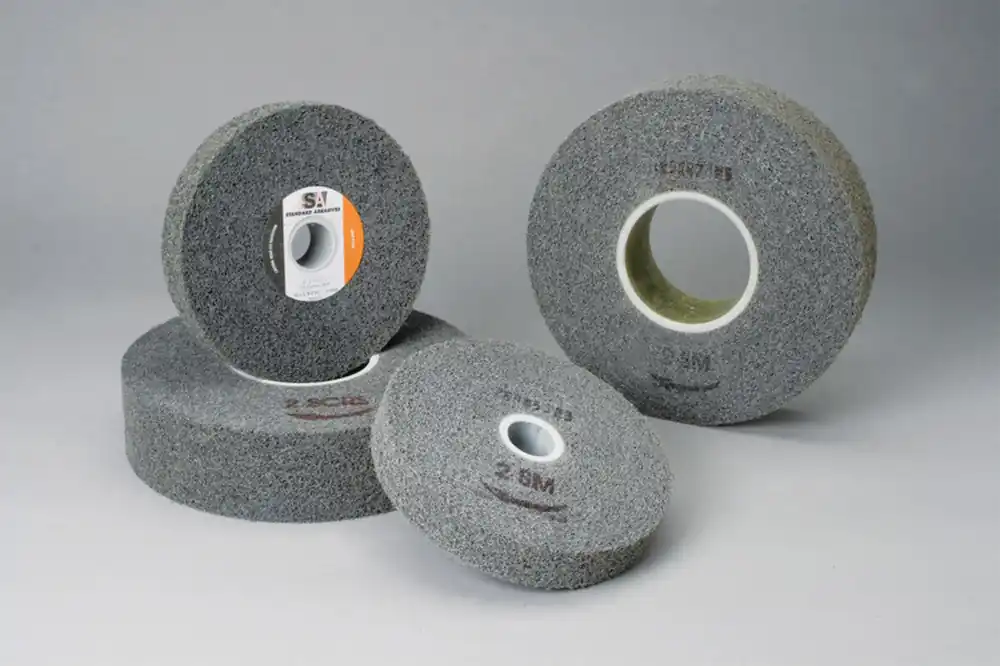Standard Abrasives 7010301235 Multi-Finish Wheel 6 in Dia Wheel Coarse Grade Silicon Carbide