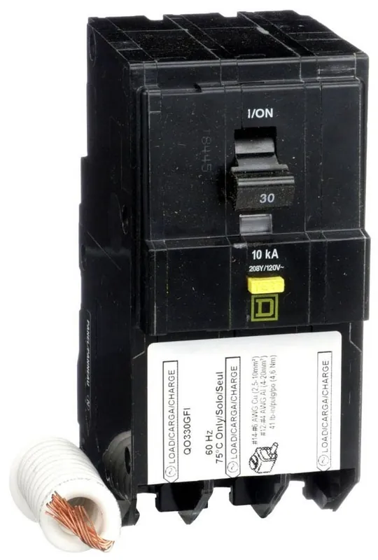 Square D QO330GFI Miniature Circuit Breaker 120/240V 30A