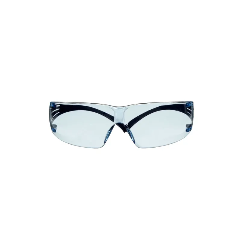 3M 7100180046 SecureFit Blue Safety Glasses With Blue Anti-Scratch/Anti-Fog Lens