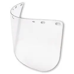 HONEYWELL A8150/40 Faceshield - clear flat die cut visor - 8 x 15 1/2 - 20.3 x 39.4cm